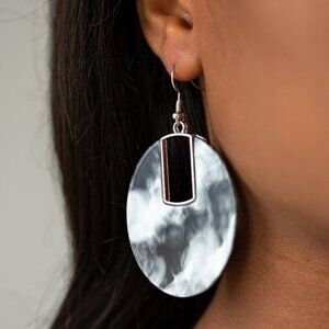 Earrings Black and White - Haute Heiress